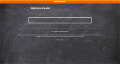 Desktop Screenshot of booksummary.com